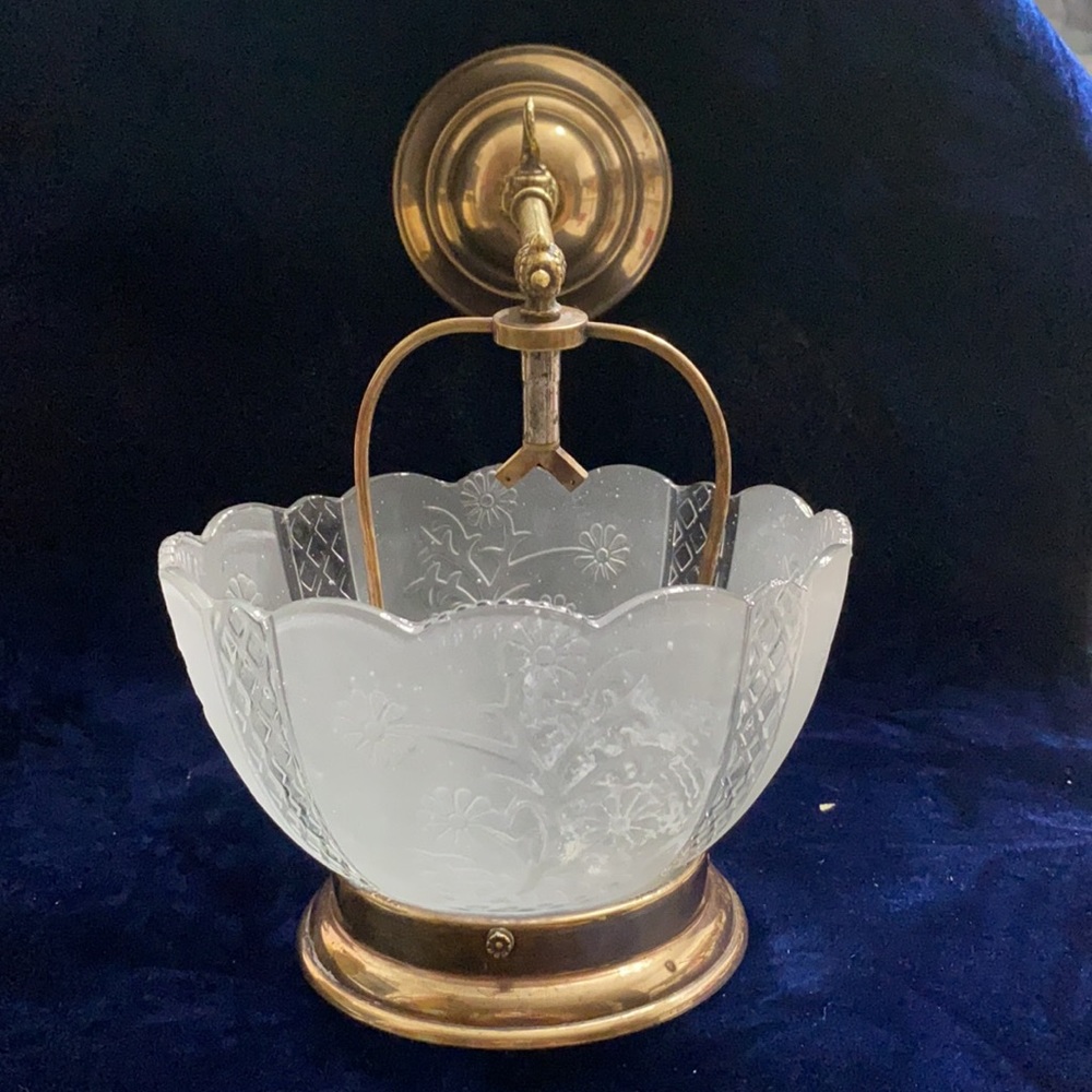 Antique Victorian Gas Sconce Lamp